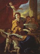 Nicolas Poussin St.Cecelia oil painting reproduction